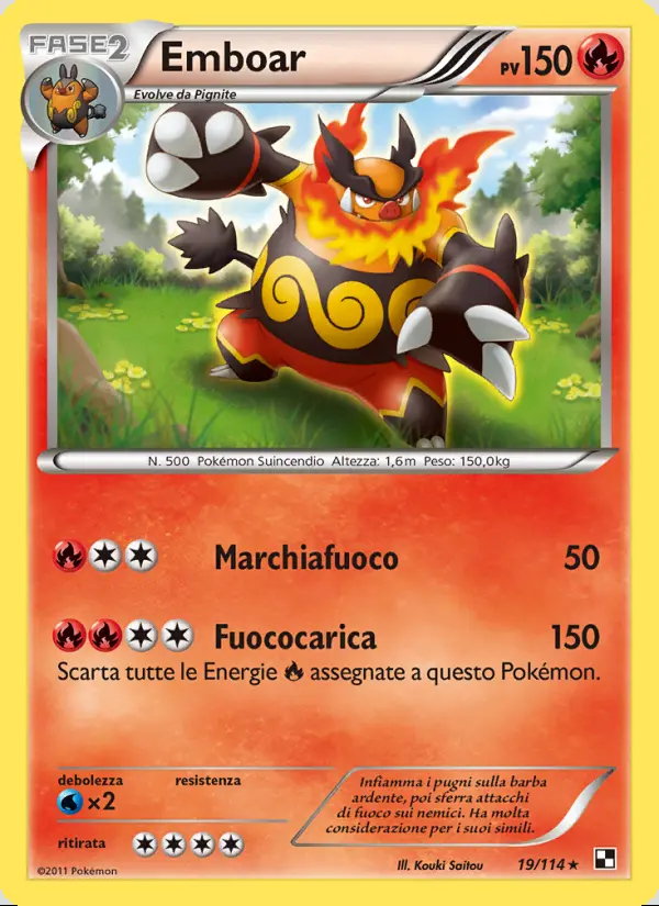 Image of the card Emboar