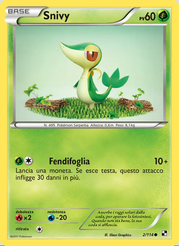 Image of the card Snivy