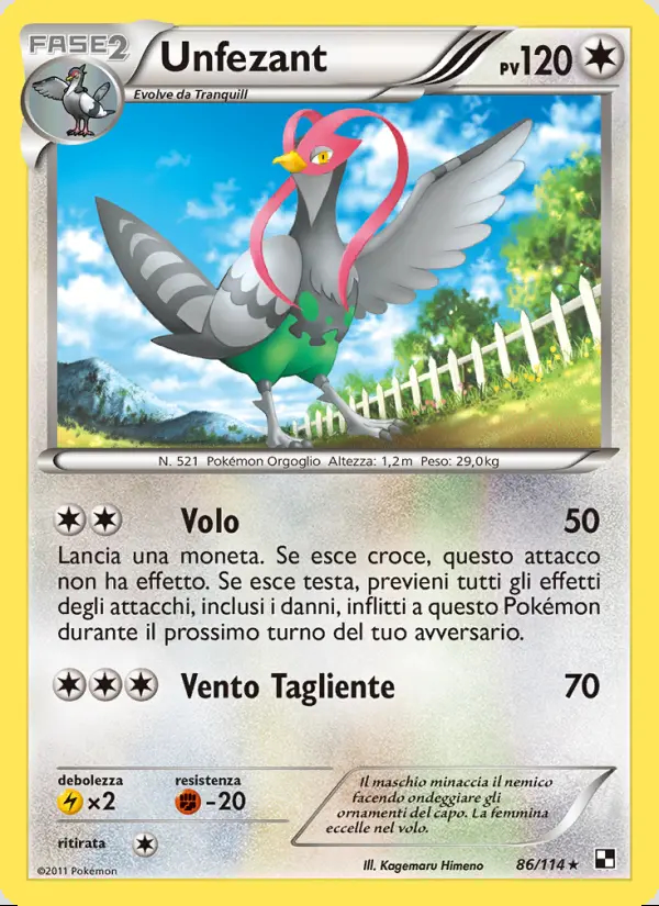 Image of the card Unfezant