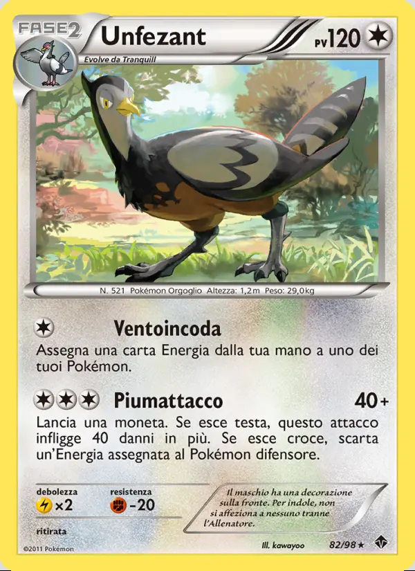 Image of the card Unfezant
