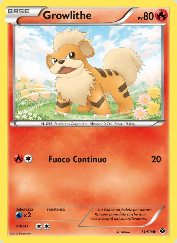 Image of the card Growlithe