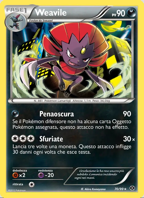 Image of the card Weavile