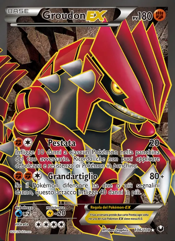 Image of the card Groudon-EX