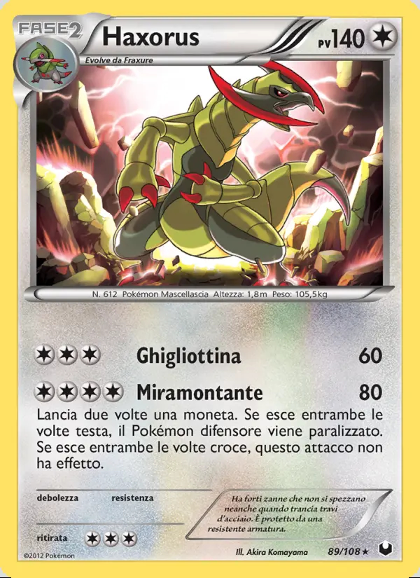 Image of the card Haxorus