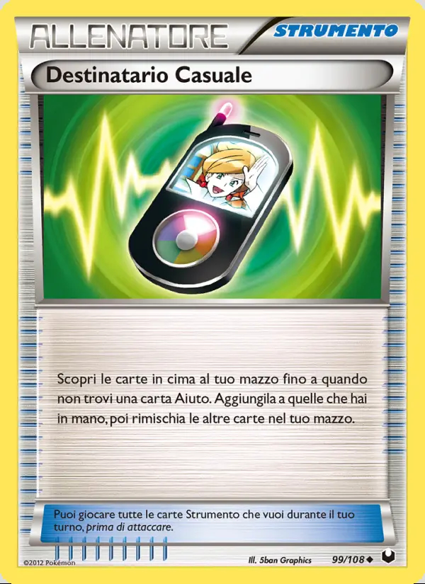 Image of the card Destinatario Casuale