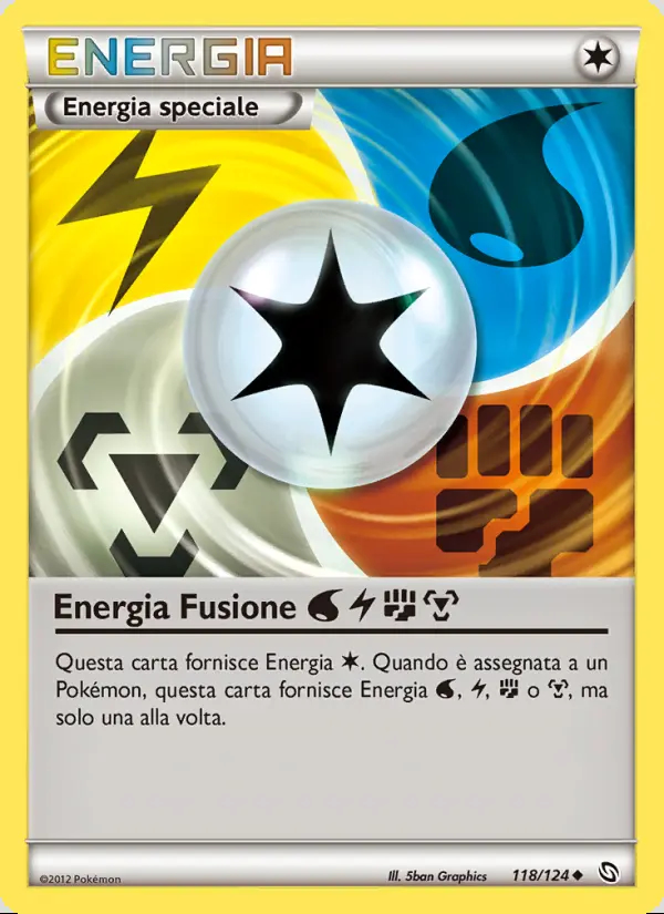 Image of the card Energia Fusione WaterLightningFightingMetal