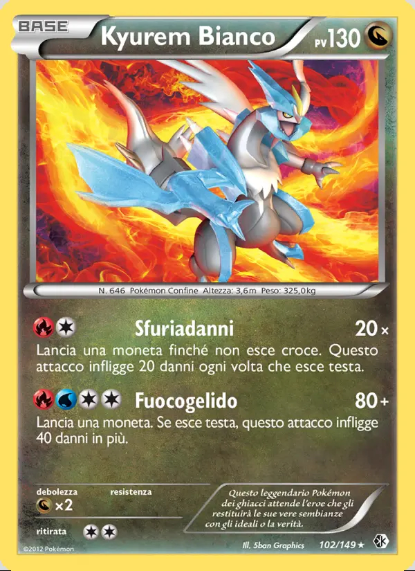 Image of the card Kyurem Bianco