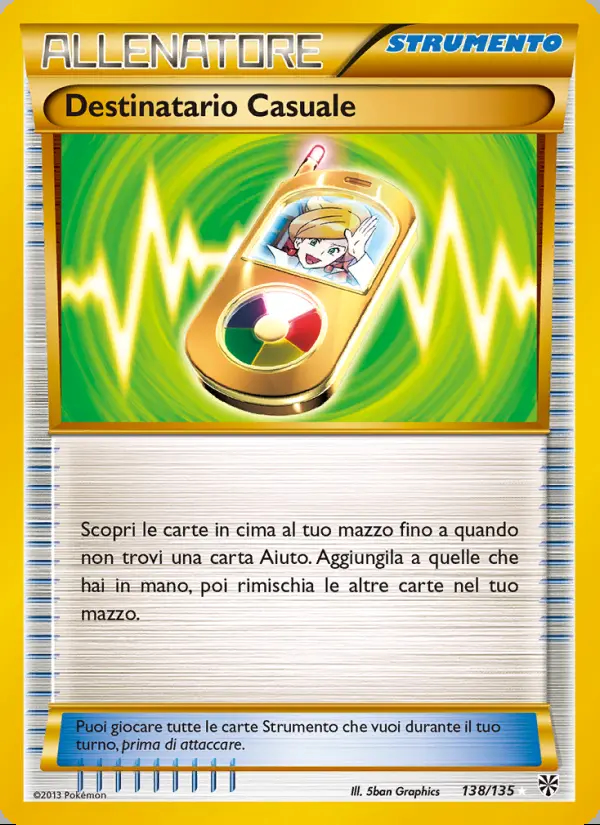 Image of the card Destinatario Casuale