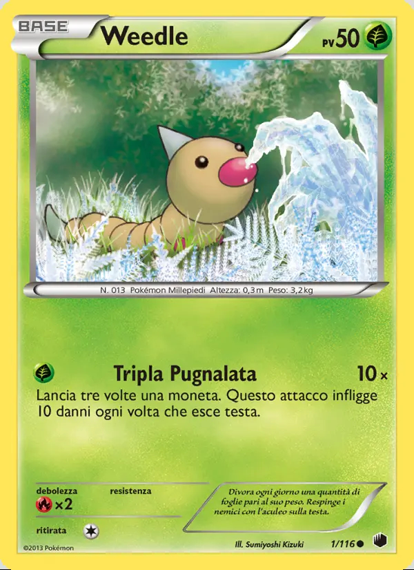Image of the card Weedle
