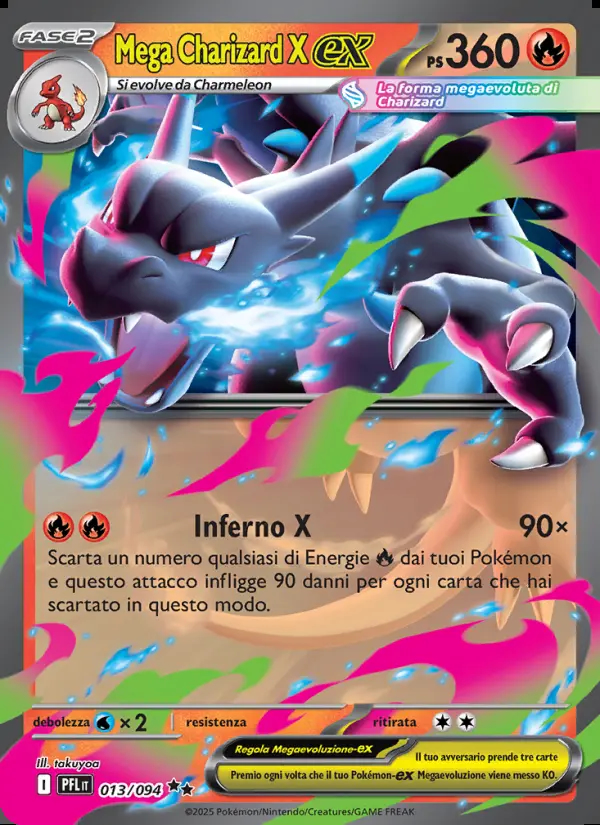 Image of the card Mega Charizard X-ex