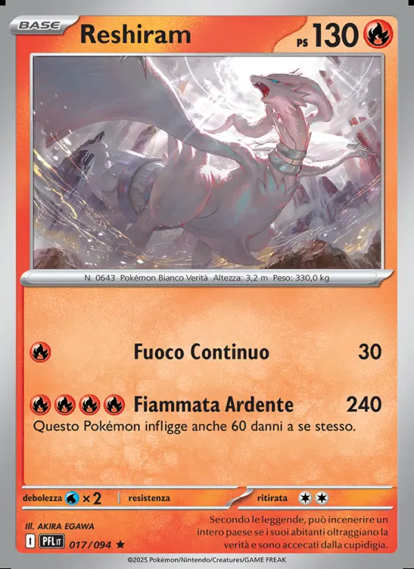 Image of the card Reshiram