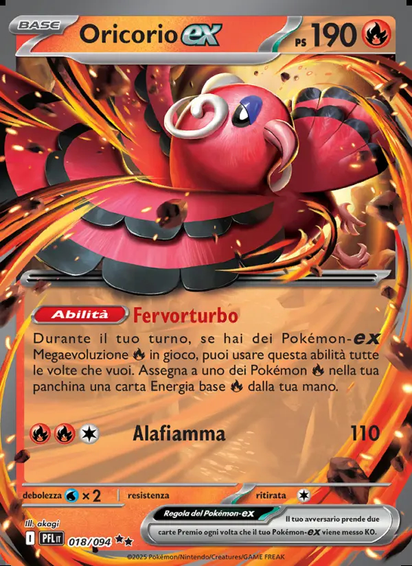 Image of the card Oricorio-ex