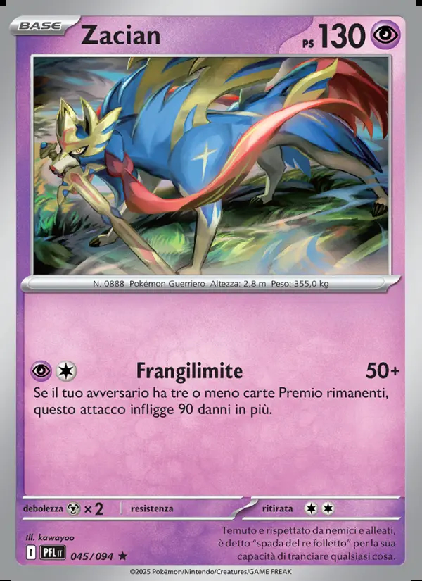 Image of the card Zacian