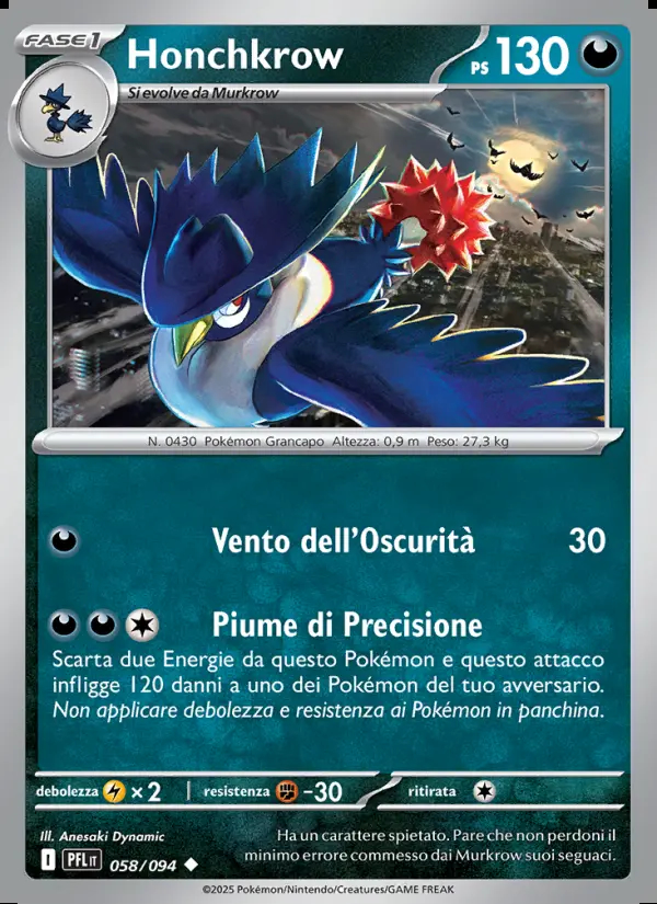 Image of the card Honchkrow