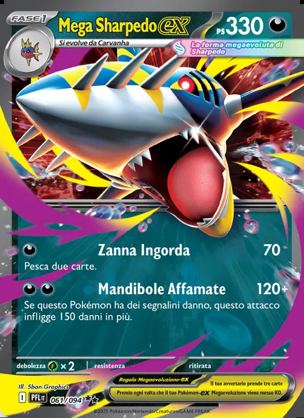 Image of the card Mega Sharpedo-ex