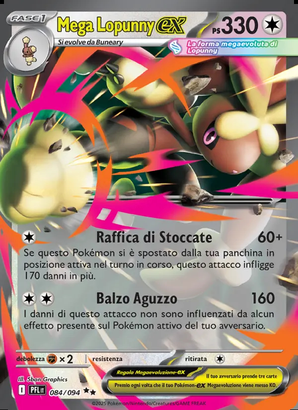 Image of the card Mega Lopunny-ex