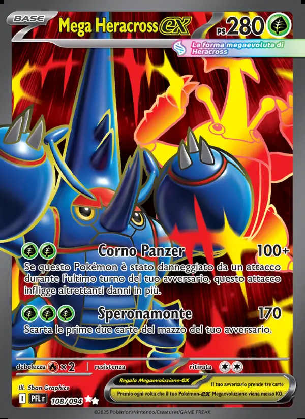 Image of the card Mega Heracross-ex