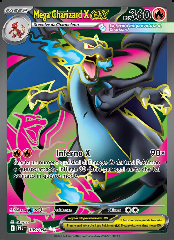 Image of the card Mega Charizard X-ex