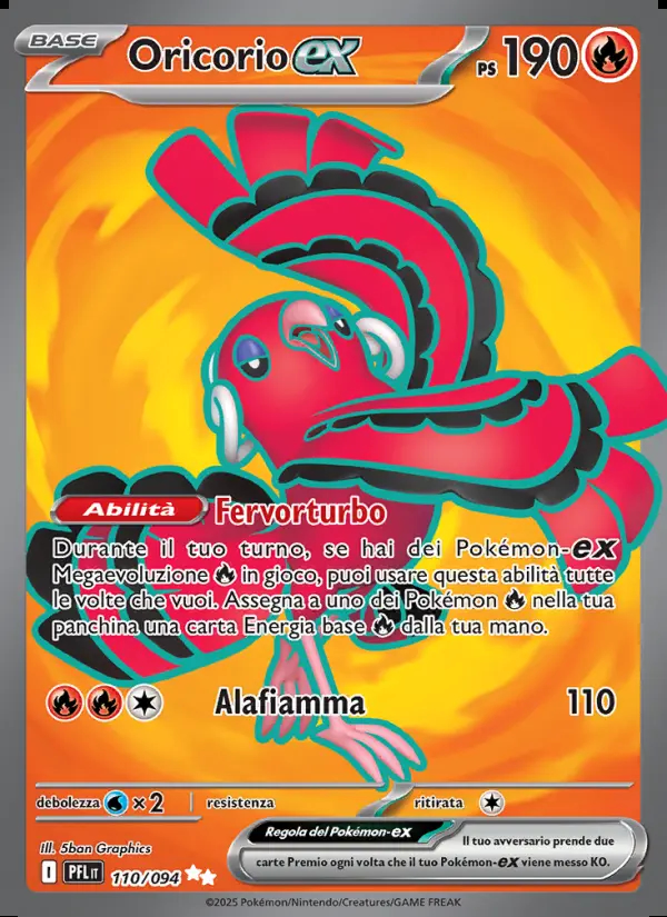 Image of the card Oricorio-ex