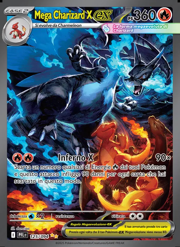 Image of the card Mega Charizard X-ex