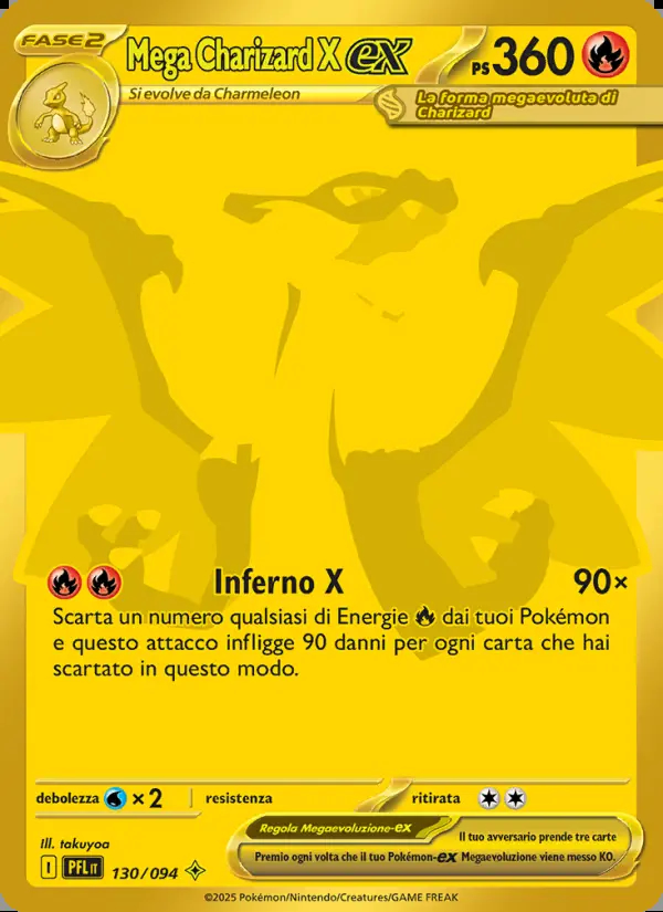 Image of the card Mega Charizard X-ex