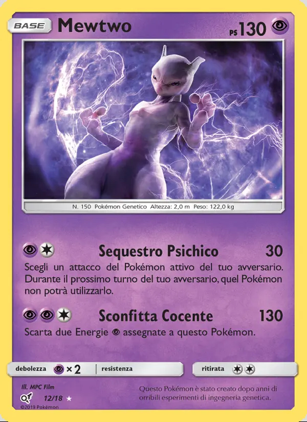 Image of the card Mewtwo