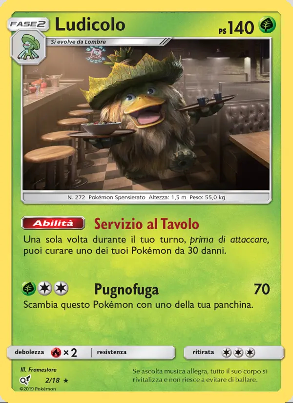 Image of the card Ludicolo