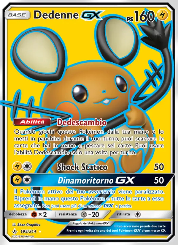 Image of the card Dedenne GX