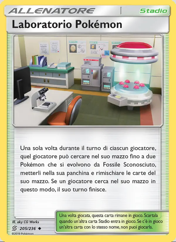 Image of the card Laboratorio Pokémon