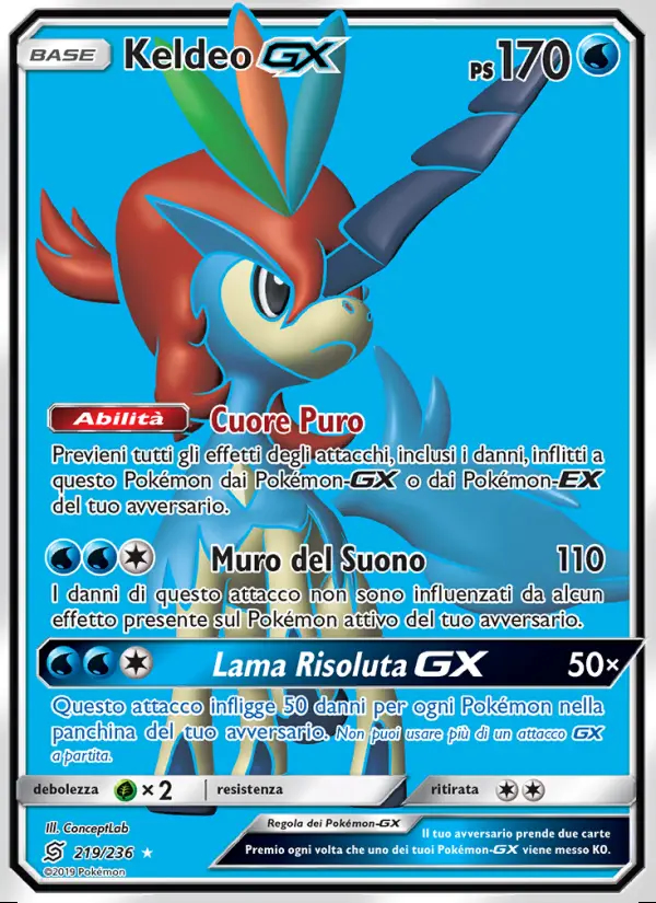 Image of the card Keldeo GX