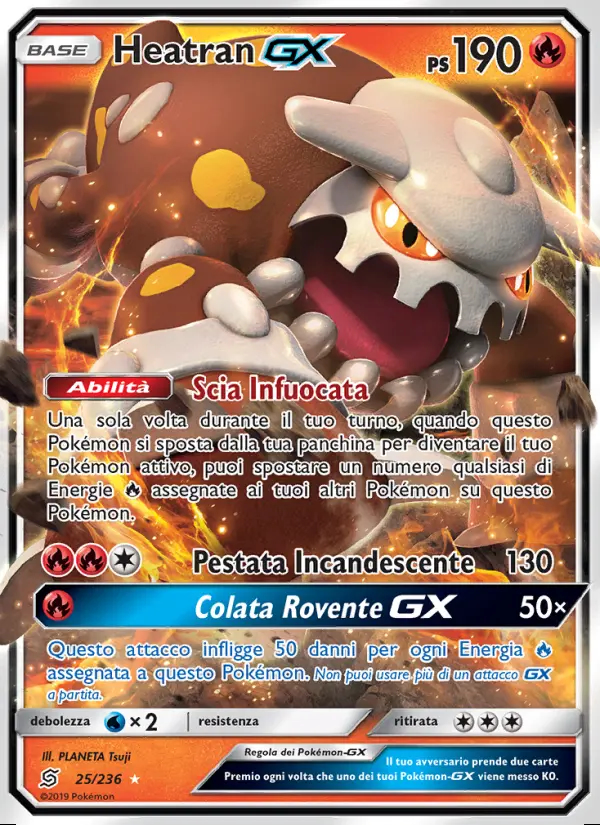 Image of the card Heatran GX