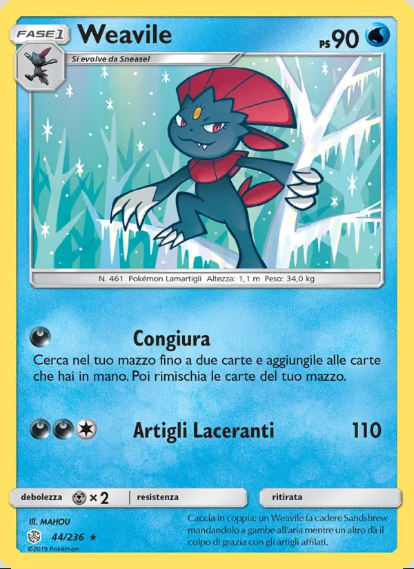 Image of the card Weavile