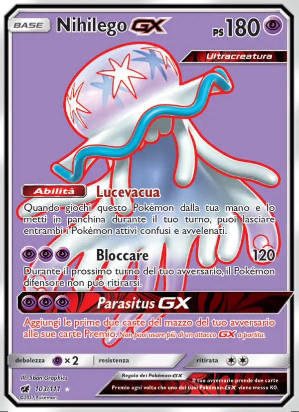 Image of the card Nihilego GX