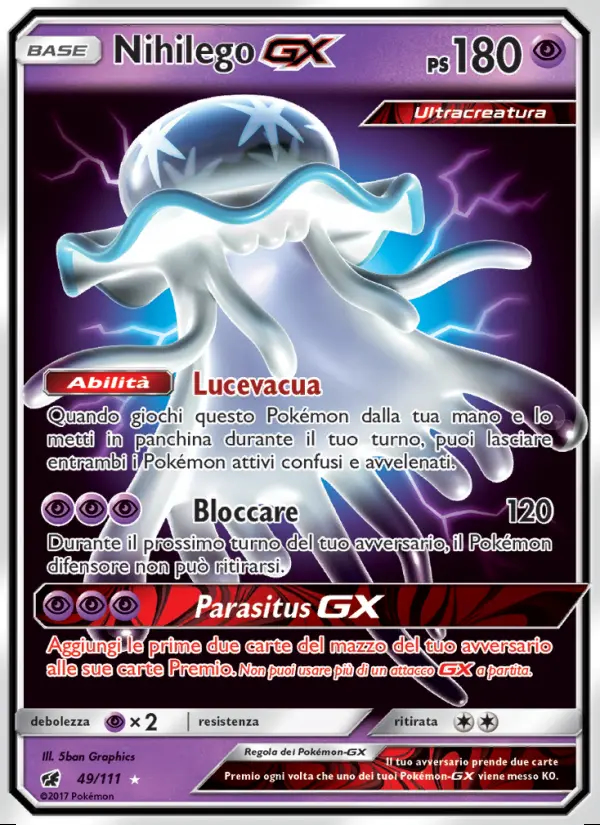 Image of the card Nihilego GX