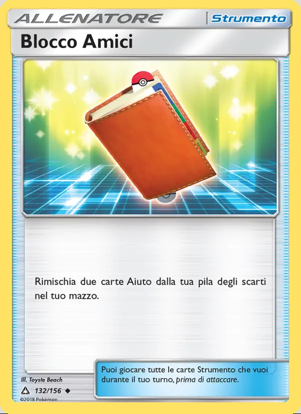 Image of the card Blocco Amici