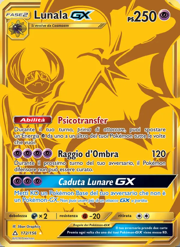 Image of the card Lunala GX