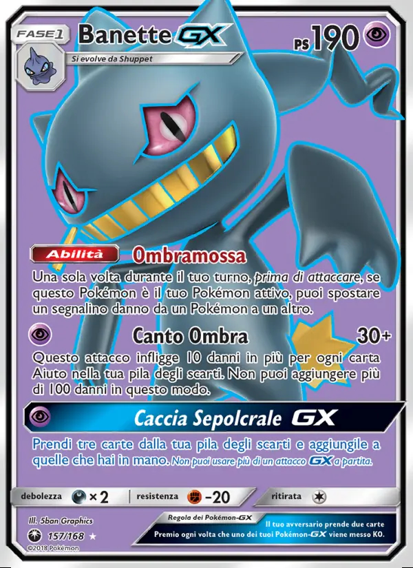 Image of the card Banette GX