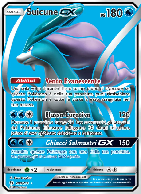 Image of the card Suicune GX