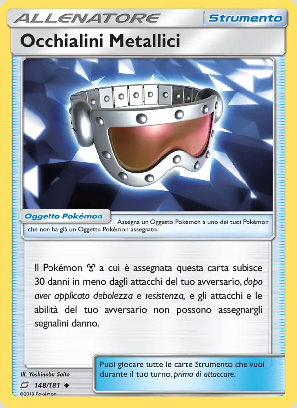 Image of the card Occhialini Metallici