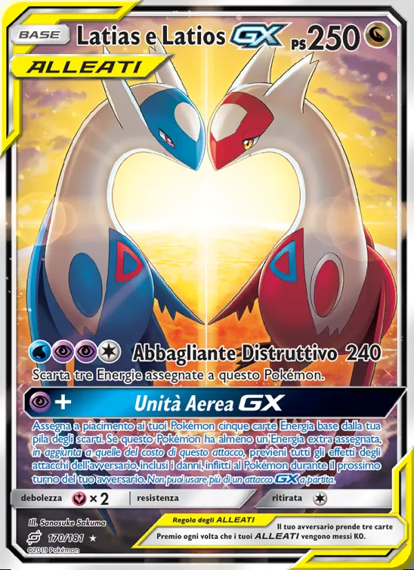 Image of the card Latias e Latios GX