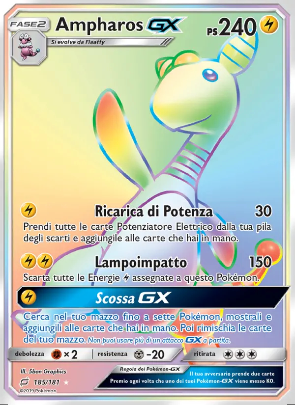 Image of the card Ampharos GX