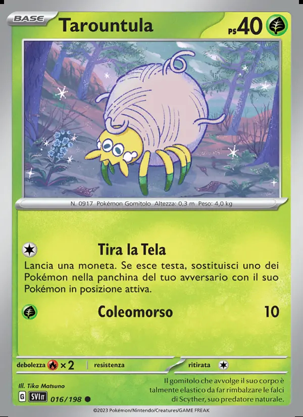 Image of the card Tarountula