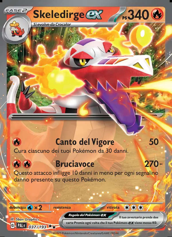 Image of the card Skeledirge-ex