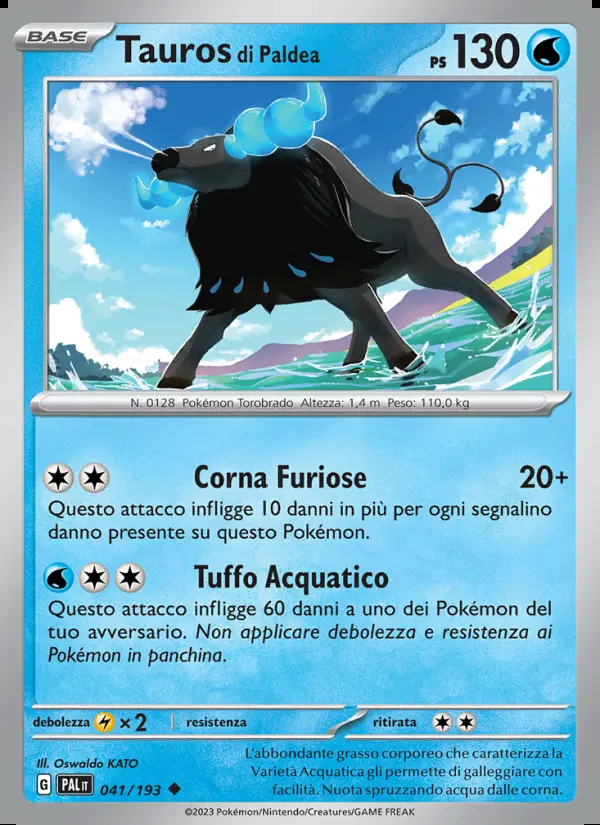 Image of the card Tauros di Paldea