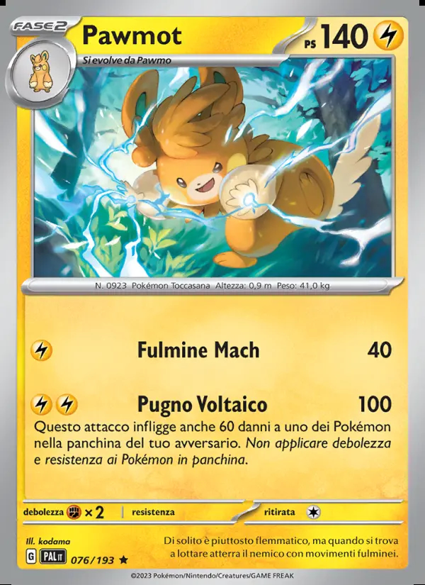 Image of the card Pawmot