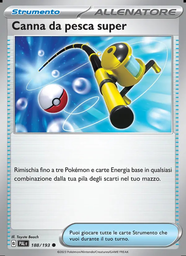 Image of the card Canna da pesca super