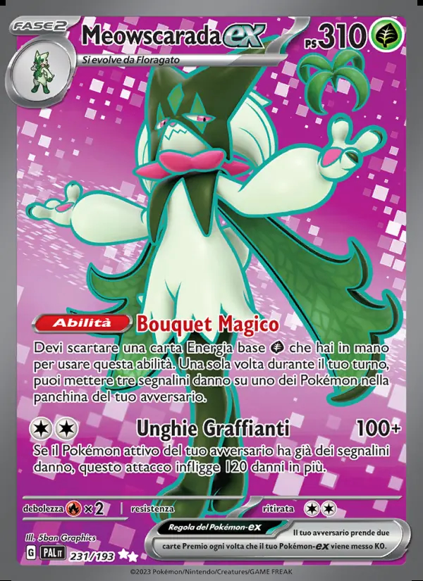 Image of the card Meowscarada-ex