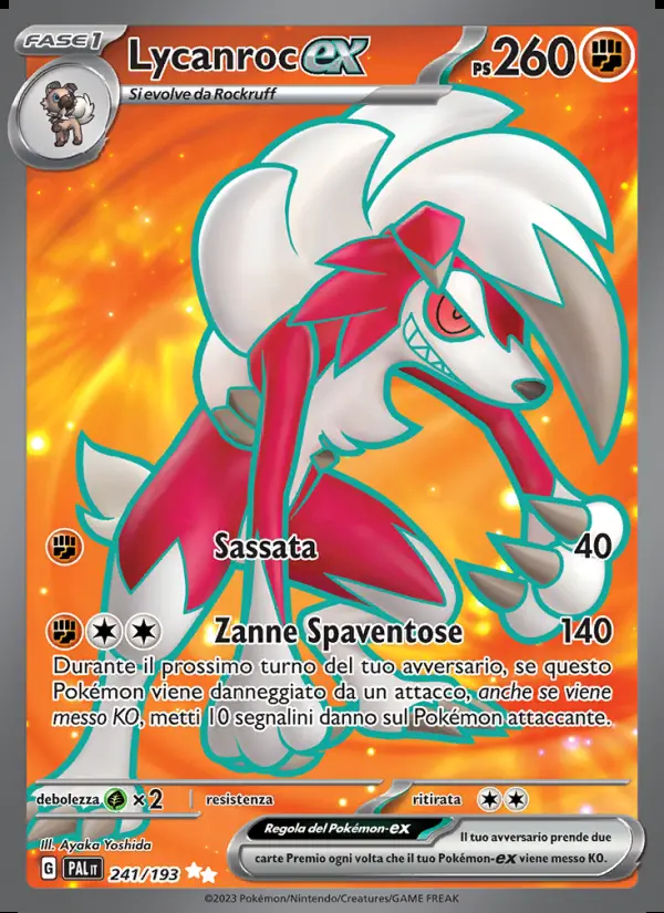 Image of the card Lycanroc-ex