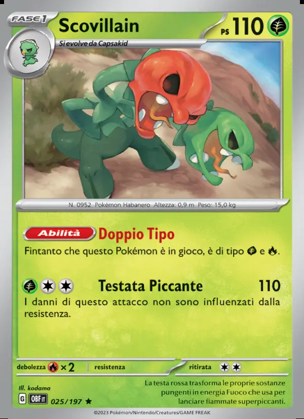 Image of the card Scovillain