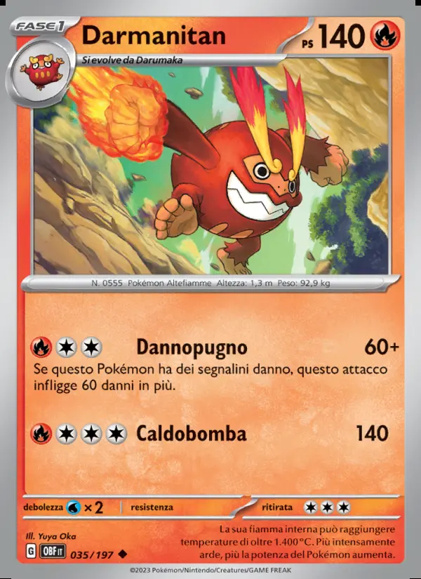 Image of the card Darmanitan